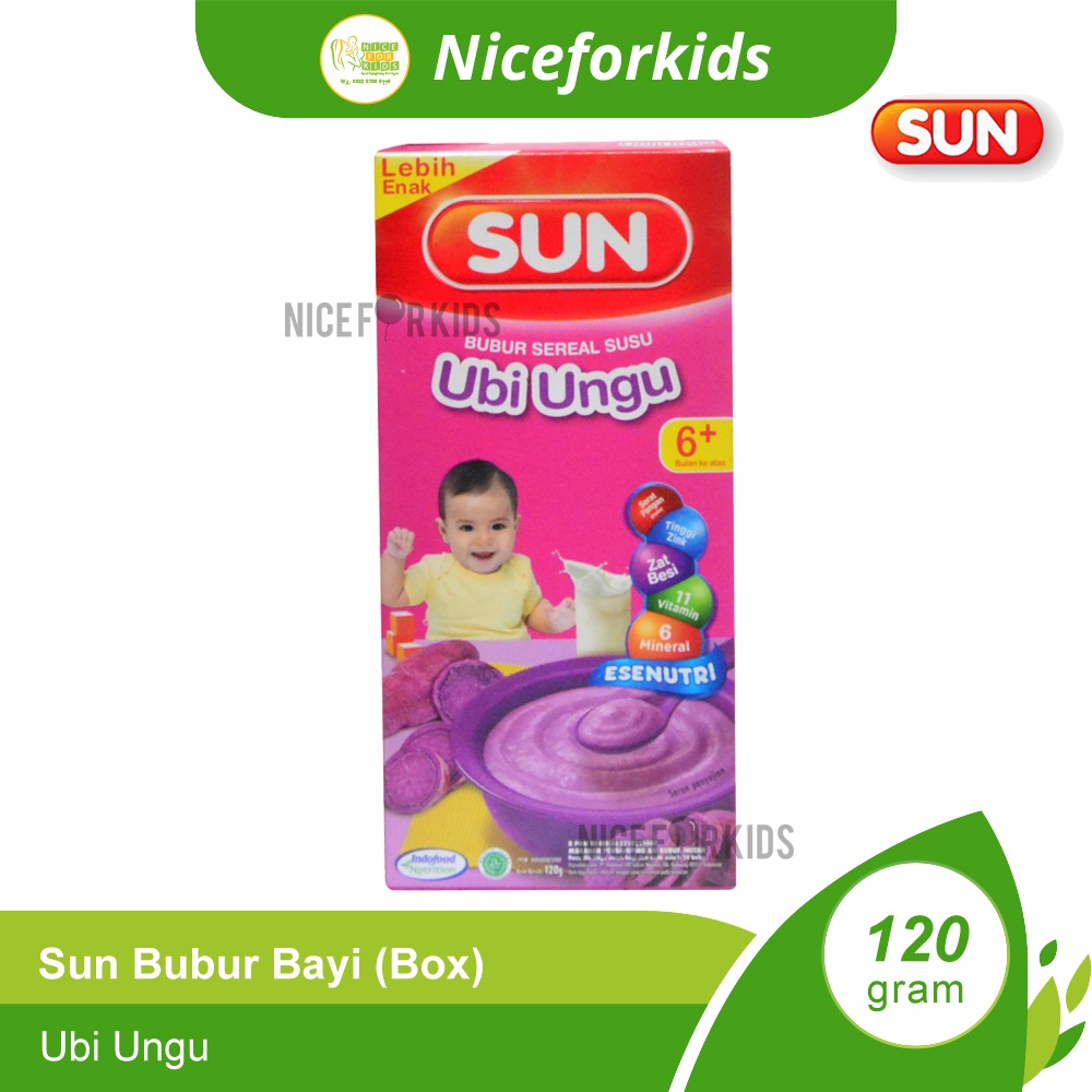 Sun Bubur Bayi 120 gram Box Aneka Rasa