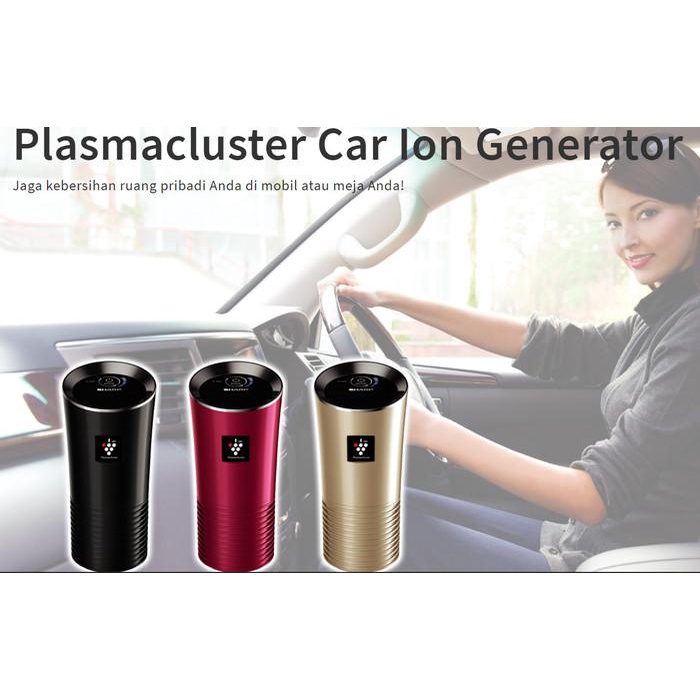 Pure Sharp Ig-Gc2Y-B (Black) Air Purifier For Car Plasmacluster Usb Port