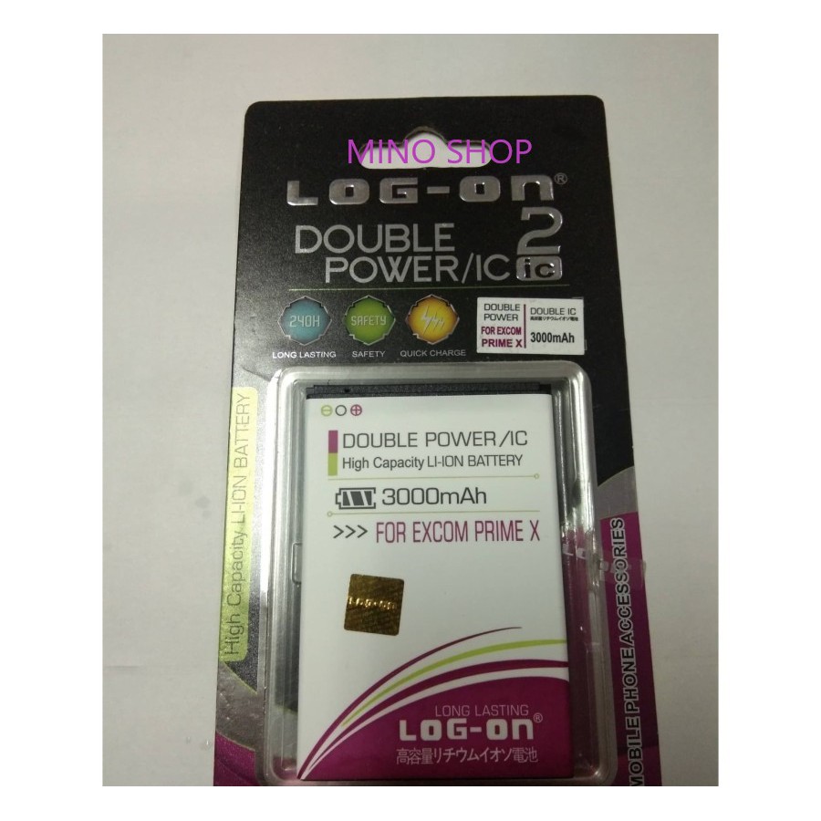 BATERAI NEXCOM PRIME X - LOG ON ORIGINAL DOUBLE POWER BATTERY BATRE