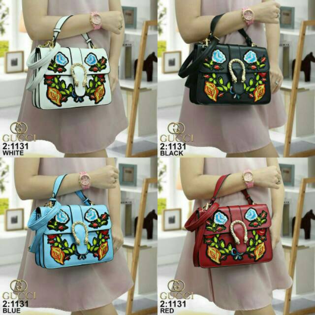 TAS GUCCI FLOWER 1131