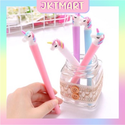 

⭐ JKTMART ⭐ Cute Unicorn Gel Pen Student Writing Office Pen Examination Pen S028