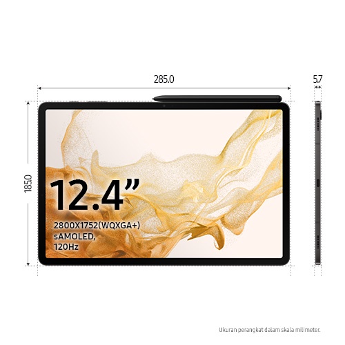 Samsung Galaxy Tab S8+ 5G 8/256GB - Graphite-3