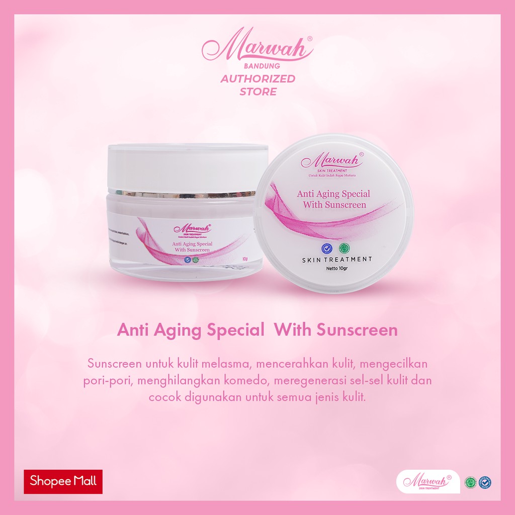 Anti Aging Spesial With Sunscreen Marwah