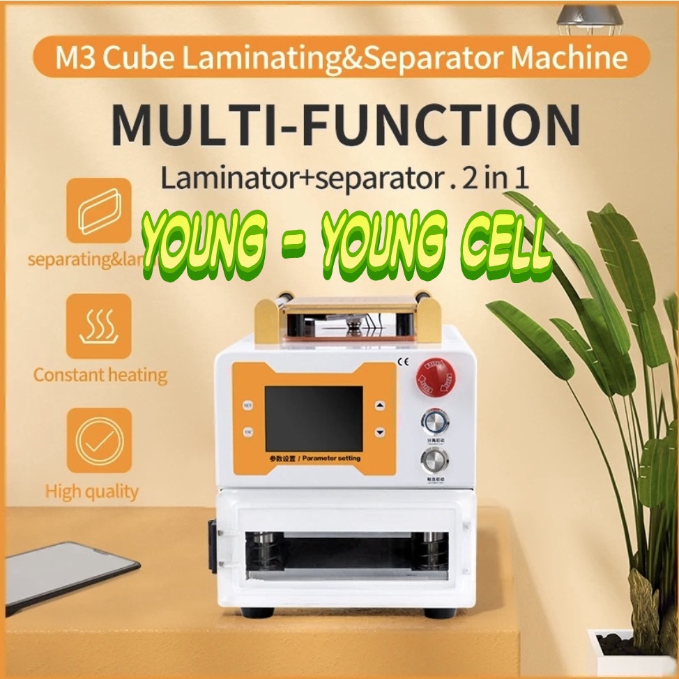 SEPARATOR + LAMINATING M-TRIANGLE M3 2IN1 / MESIN PEMISAH LCD TOUCHSCREN TASKRIN LAYAR SENTUH TC / ALAT SERVIS SERVICE HP LENGKAP TERLENGKAP  TERMURAH