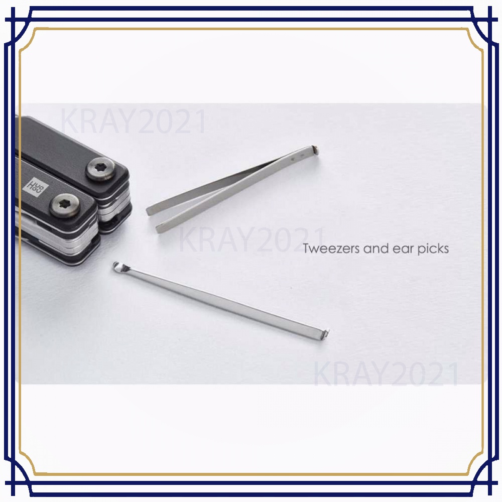 Pisau Lipat Multifungsi 10 in 1 Tool Stainless Steel - HU0140