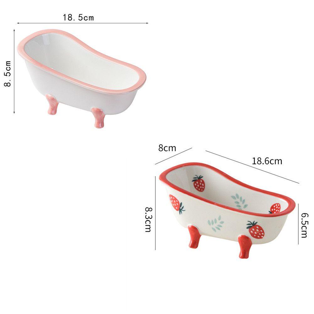 Chookyy Bathtub bowl Lucu Panggang Puding Soufflé Pudding Contest Ice cream Dessert Baking bowl