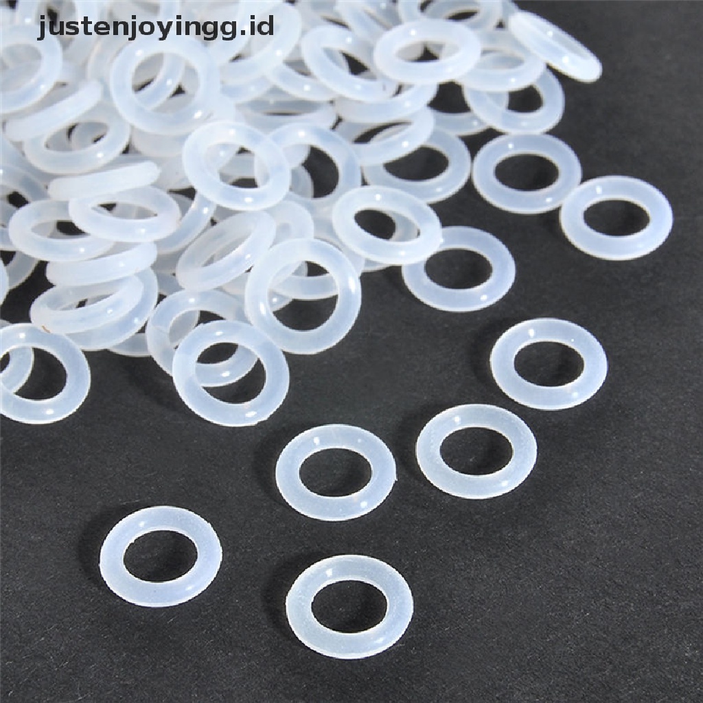 120pcs O-Ring Switch Dampeners Bahan Karet Silikon Warna Putih Untuk Cherry MX Keyboard