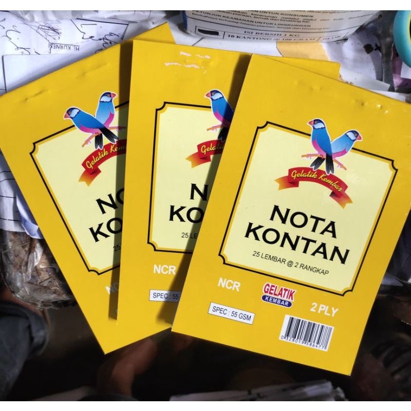 

NOTA KONTAN 2RANGKAP GLATIK MURAH