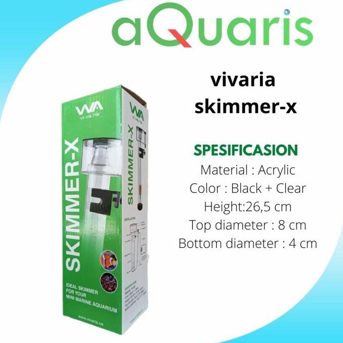 Produk Unggulan] vivaria skimmer-x nano protein skimmer