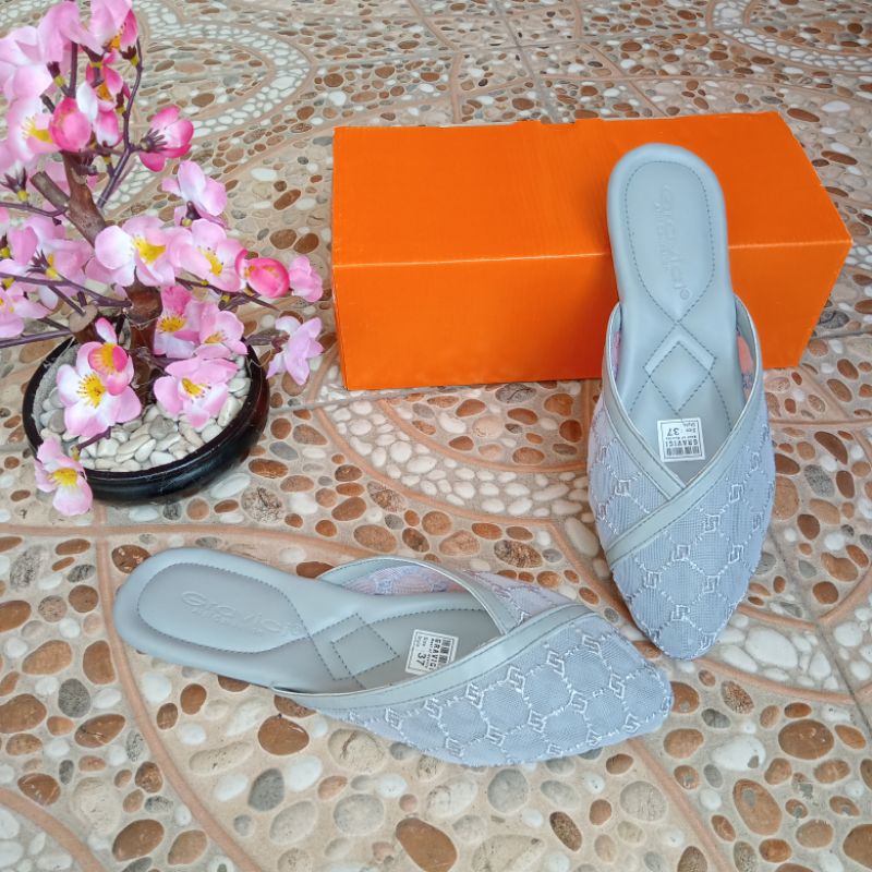 SENDAL MULES SLIP ON, SELOP WANITA, SENDAL TERBARU / TERVIRAL TERMURAH JEA 65