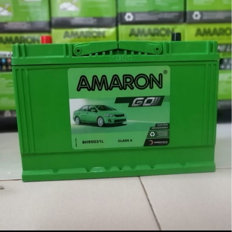 AKI BATERAI KERING AMARON GO 95D31L/BH95D31L PAJERO SPORT GRS 6 BLN