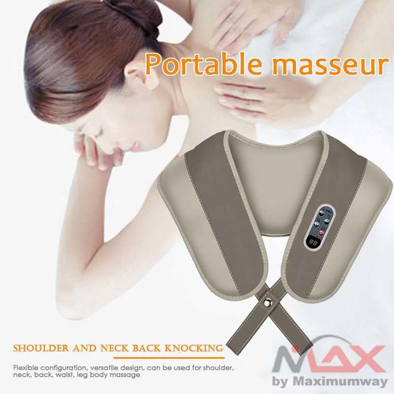 Alat Simulasi Pijat Elektrik Cervical Massage Shawl - A194 Warna Gray