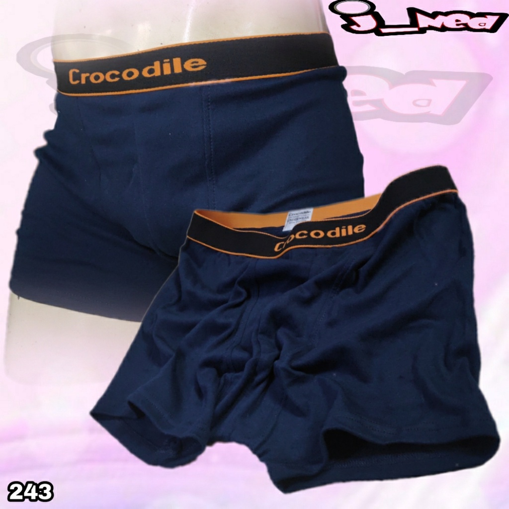 J243 - BOXER PRIA CROCODILE SIZE S - XL HARGA PER BOX ISI 1 PCS