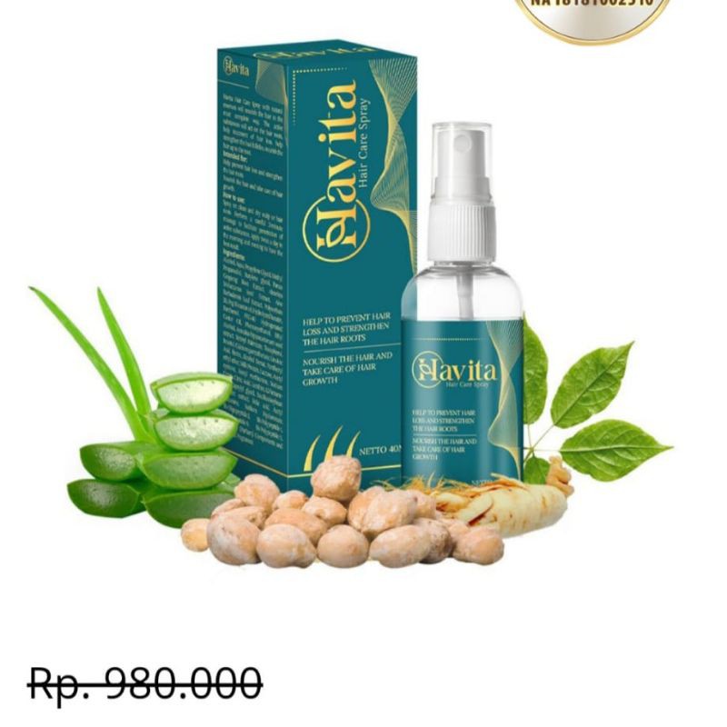 HAVITA HAIR CARE SPRAY ASLI ORIGINAL TERBUKTI AMPUH
