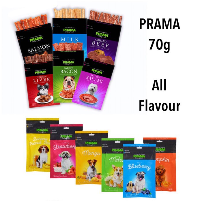 PROMO BIG SALE!!!!! Prama dog All Varian / SNACK PRAMA ALL VARIAN / snack dog / PRAMA BEEF / PRAMA MILK / PRAMA SNACK