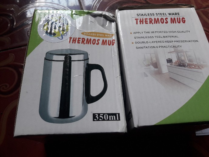 Mug Gelas Vacuum Cup Stainless Steel 350 Ml