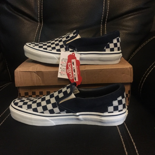 Vans Slipon checkerboard Indigo Japan (original) BNIBWT