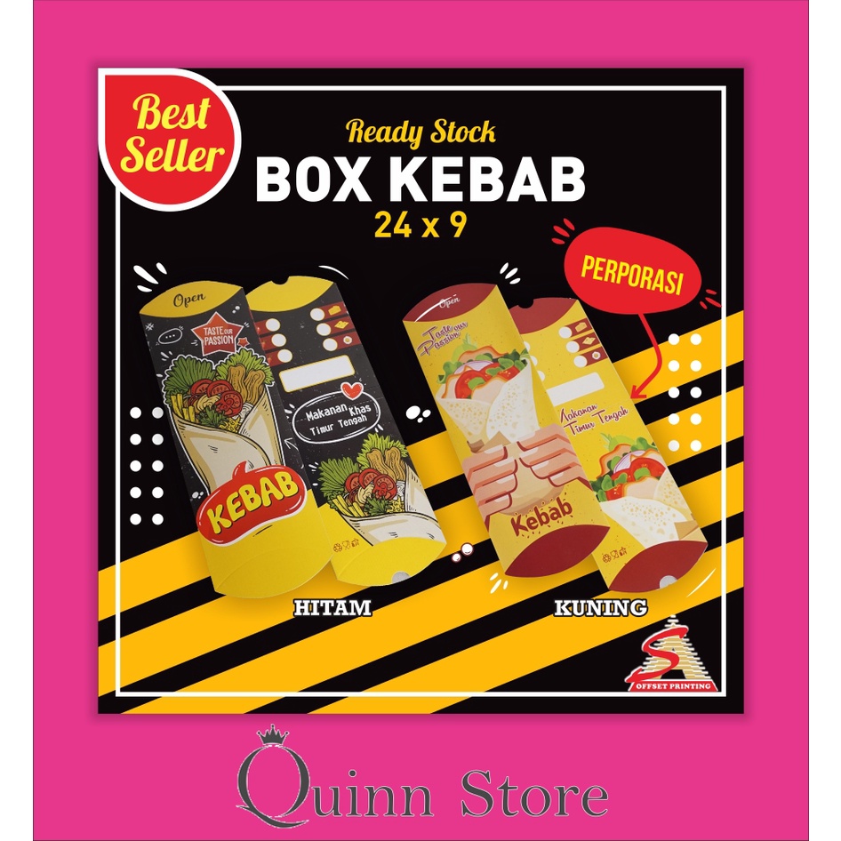 

Termurah!! Box Kebab 24x9