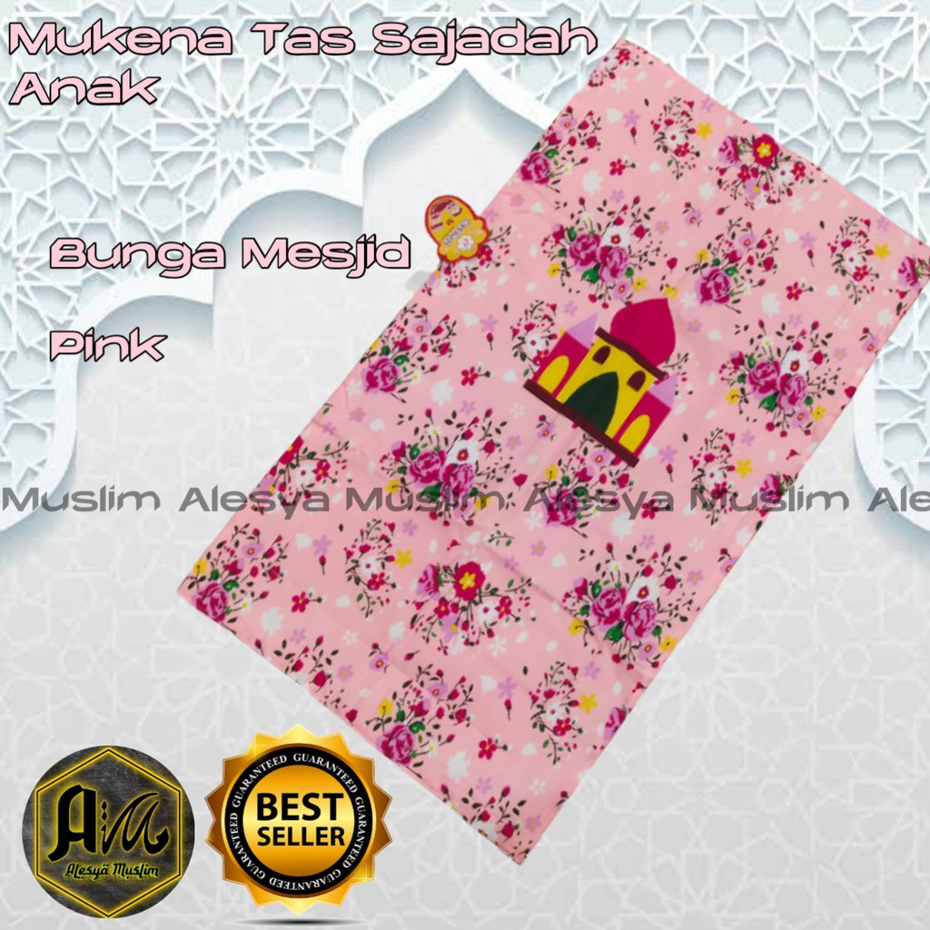 Mukena Anak terlaris motif kembang mesjid