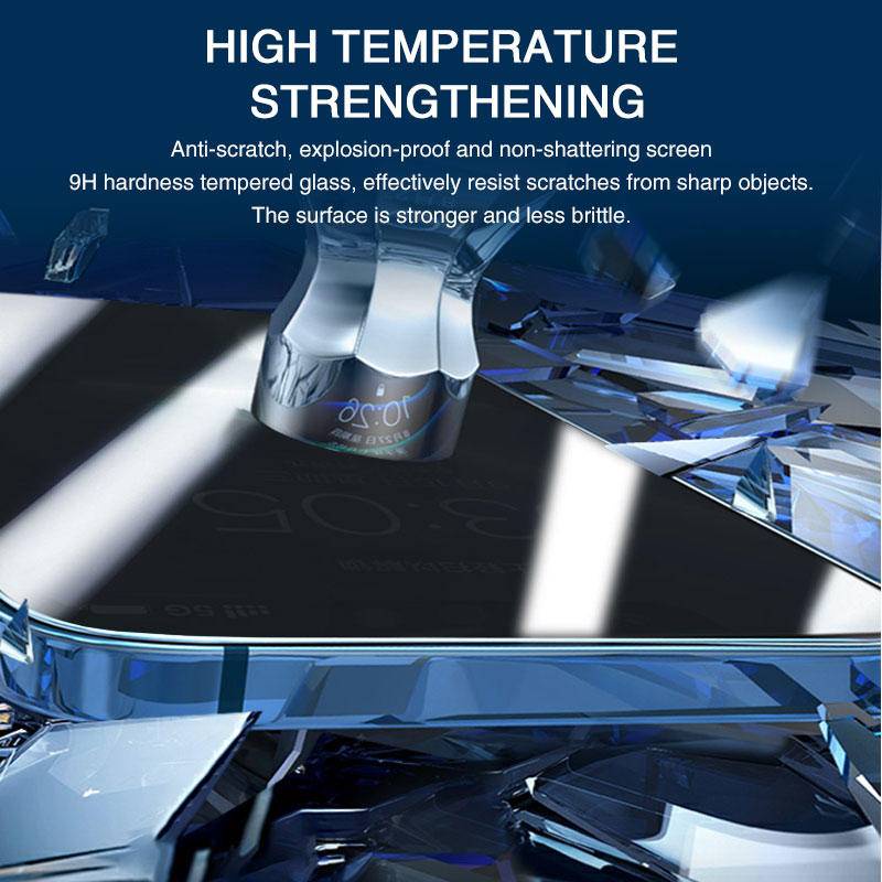 Pelindung Layar Tempered Glass Untuk iPhone 13 12 11 Pro Max Mini X XR XS Max 7 8 6 6s Plus SE 2020 2022