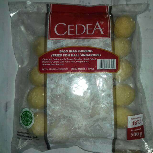 

Baso ikan goreng cedea 500gr