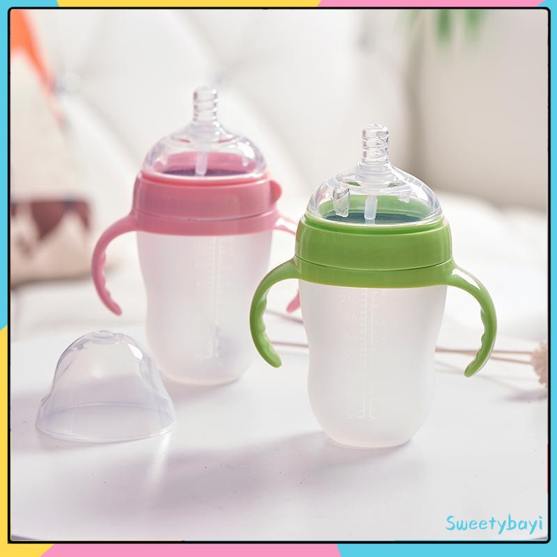 Sweetybayi PIKO Bello botol susu bayi Silikon Baby bottle dengan pegangan