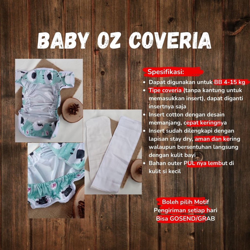 Paket Bundling Clodi (Newborn - 2 tahun) Popok kain bayi pempers cuci ulang clody cloth diaper