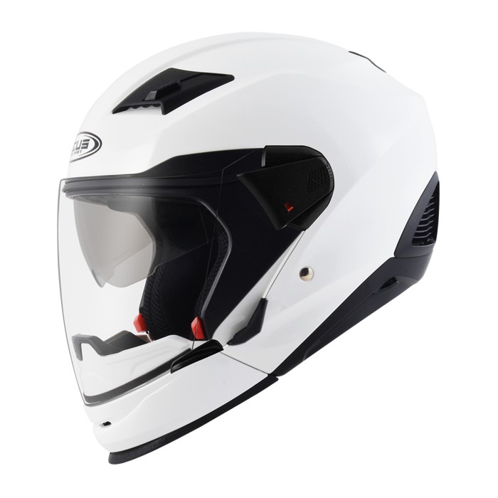 Helm Full Face Zeus 611c White MODULAR