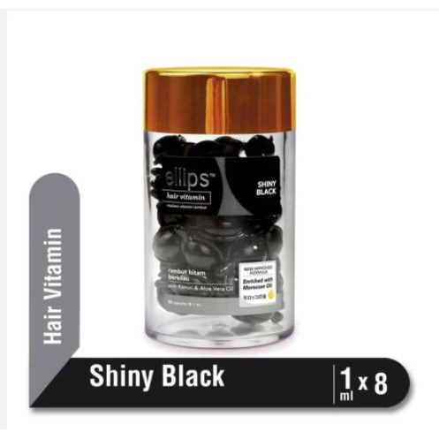 Nama - Ellips Hair Vitamin (dengan Moroccan Oil) Kemasan Botol 50 kapsul 1 ml