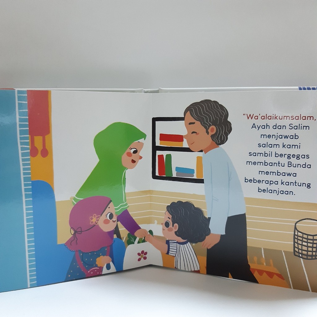 BOARDBOOK Seri Cerita Balita: Aku Bisa Bilang Terimakasih/Permisi/Subhanallah/Alhamdulihah/Masyaallah/Astaghfirullah/Bismillah-1