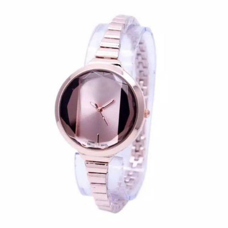 (Grosir)Jam Tangan Wanita C&amp;kK Blimbing Strap Rantai(Terima Cod)