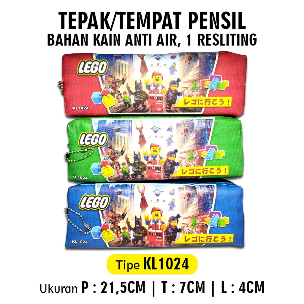 

AS888 - KOTAK PENSIL RESLETING / KOTAK PENSIL POUCH / KARAKTER LEGO KL1024
