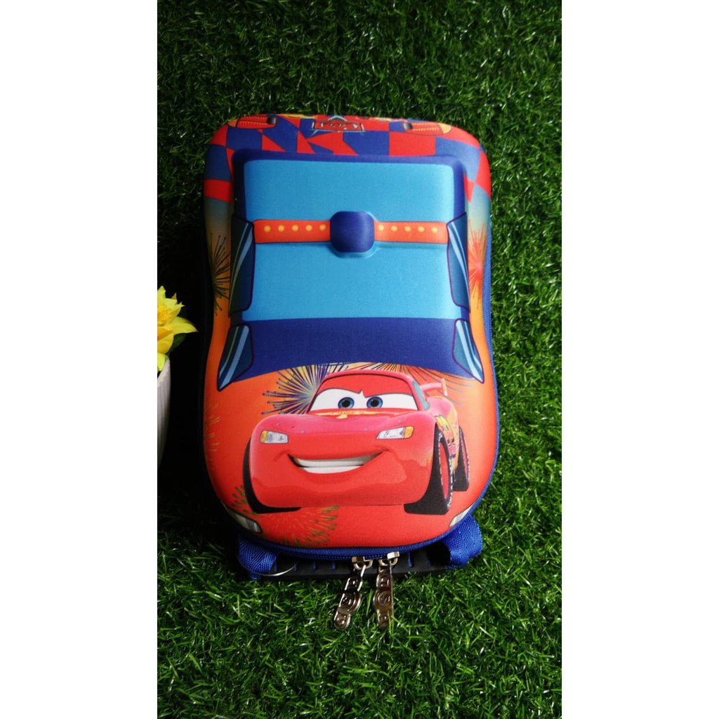 Tas Ransel Bekal Anak Sekolah Hardcase Timbul - Motif Cowok - CARS