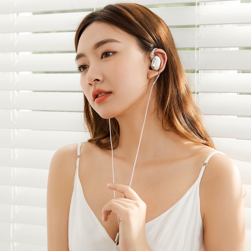 Blon Bl-Max Headset Earphone Earbuds Musik Heavy Bass Dual Dynamic Hifi Untuk Sport