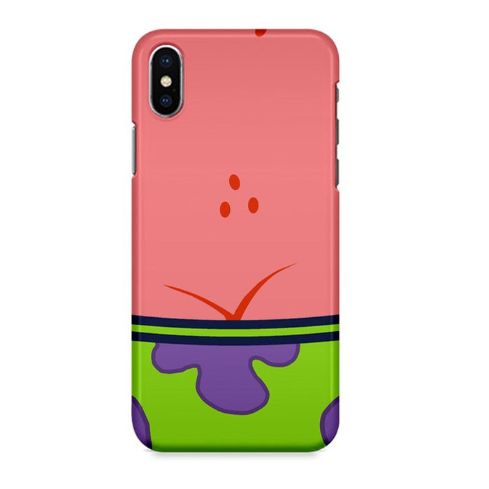 Indocustomcase Patrick Star Casing Case Cover For iPhone X
