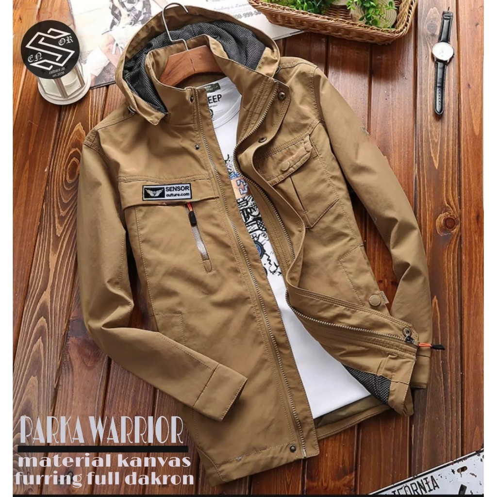 TERLARIS ! JAKET PARKA OUTDORR GUNUNG PRIA ORIGINAL BAHAN TEBAL PREMIUM TERBARU