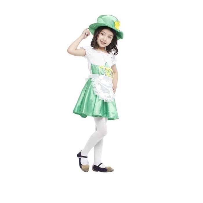 LEPRECHAUN IRELAND gnome costume cosplay anak haloween kostum girl 2