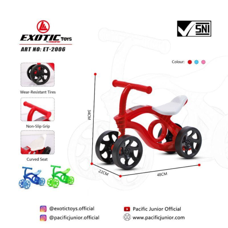 Tricycle / Sepeda Keseimbangan Balance Bike / Balance Bike 4 in 1