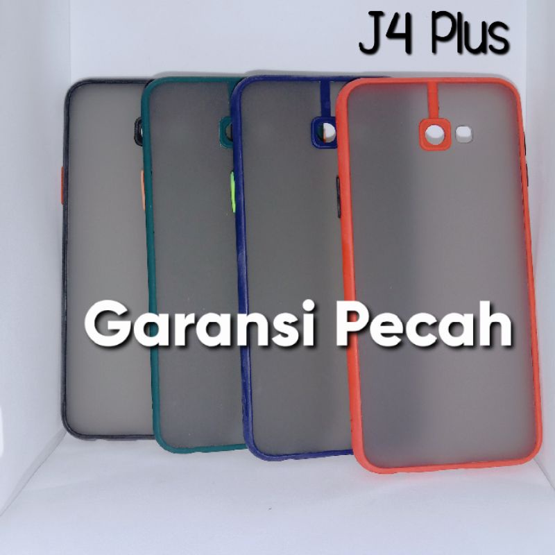 CASE DOVE Samsung J4 Plus - CASE TRANSPARAN MACARON