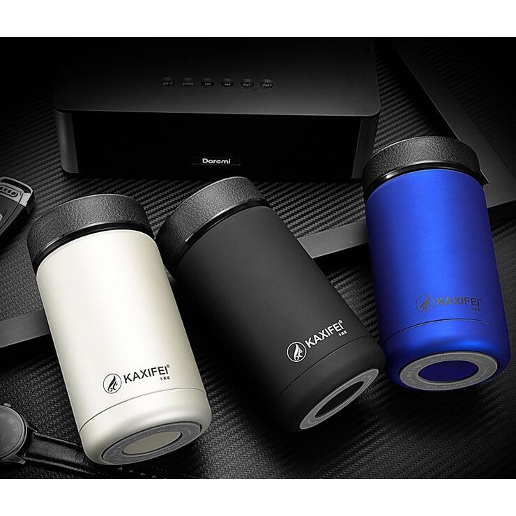 (100% BARANG ORI) One Two Cups Botol Minum Thermos Mini Stainless Steel 400ML - K623