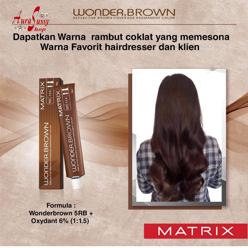 Matrix Color Light Brown Wb 5rb Cat Pewarna Rambut 90 Ml Oxidant 135 Ml Shopee Indonesia