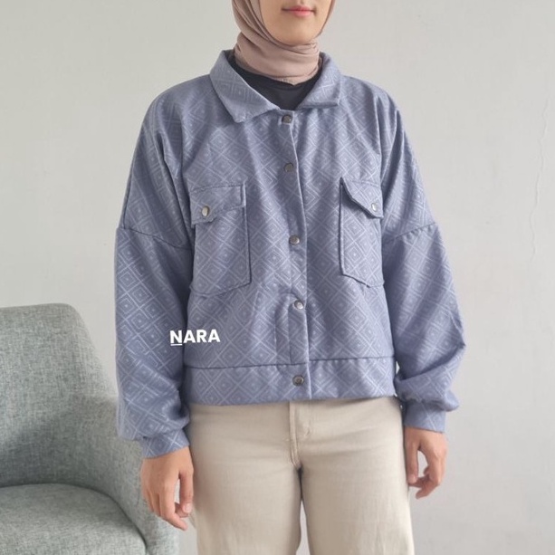 Nara.Grosir - Molin Jaket l Jaket Crop Wanita