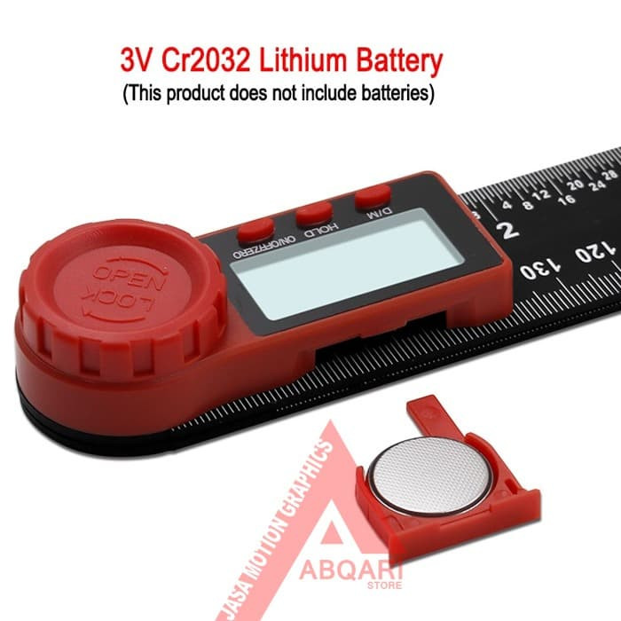 PENGGARIS BUSUR DERAJAT DIGITAL/ DIGITAL PROTACTOR / INCLINOMETER - TERMURAH