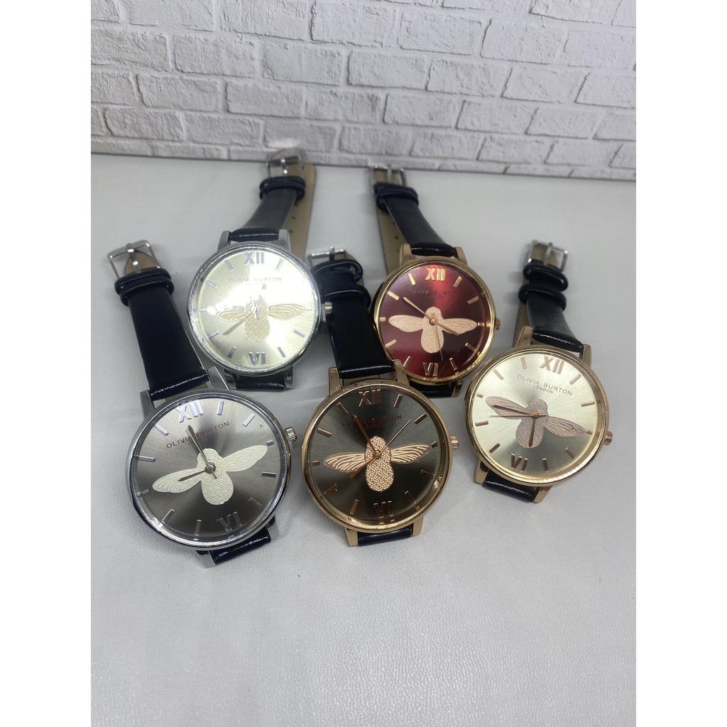 TERMURAH Jam Tangan Kulit Analog Wanita Olivia Burton