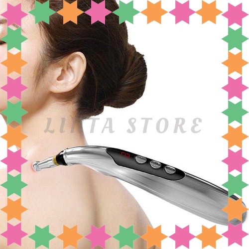 [ READY ] LANBENA Alat Akupuntur Magnetic Therapy Pen Massager 9 Gears - W-912R