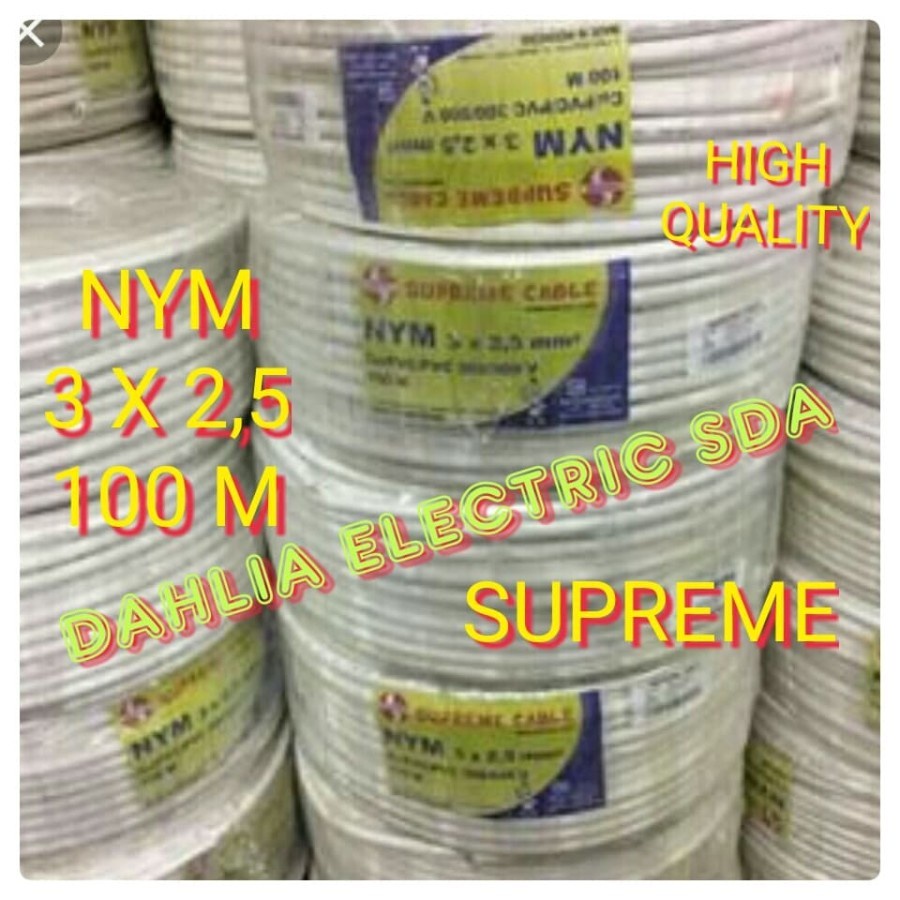 KABEL NYM 3 X 2.5 100M SUPREME