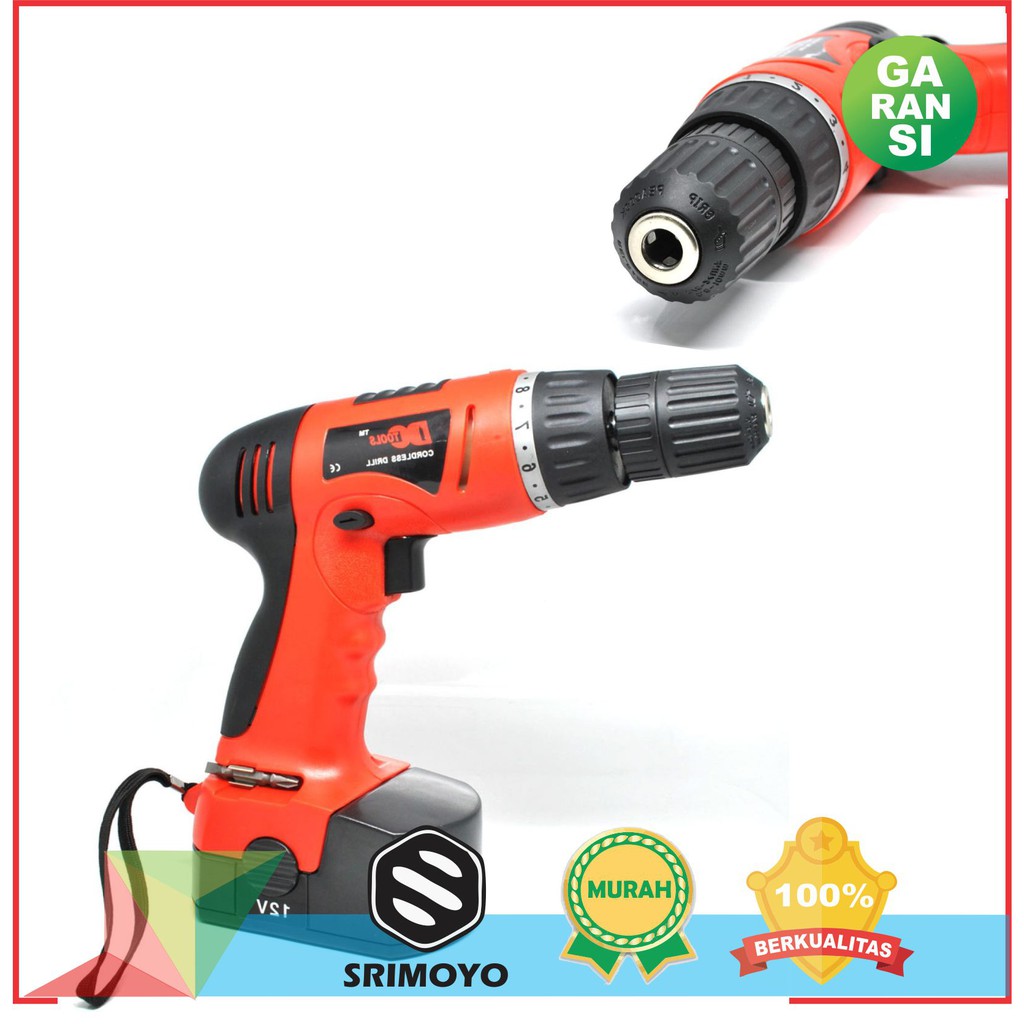 Bor Listrik Portable dgn Baterai Powerfull 550 RPM Bor Bor Listrik Portable dgn Baterai Powerfull 550 RPM Bor