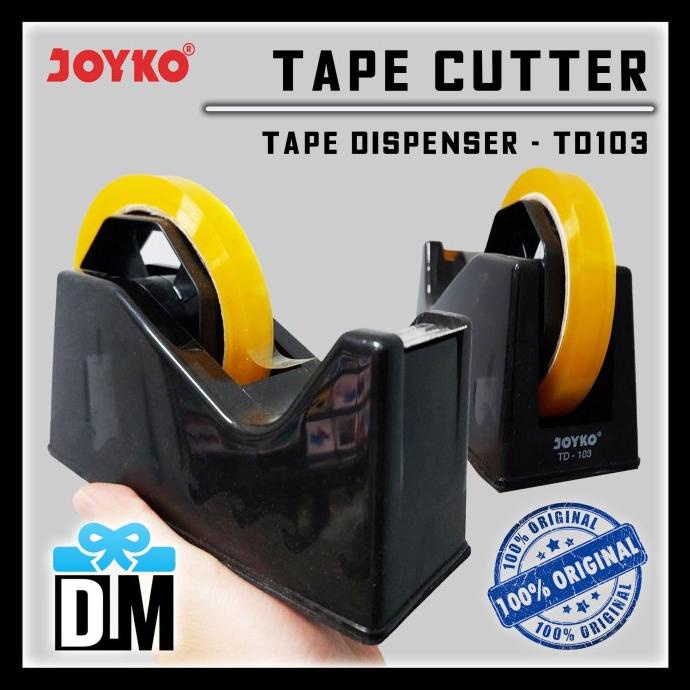 

(BISA COD) Tape Cutter Dispenser BESAR Pemotong Solasi Selotip TD103 Joyko SALE Kode 366