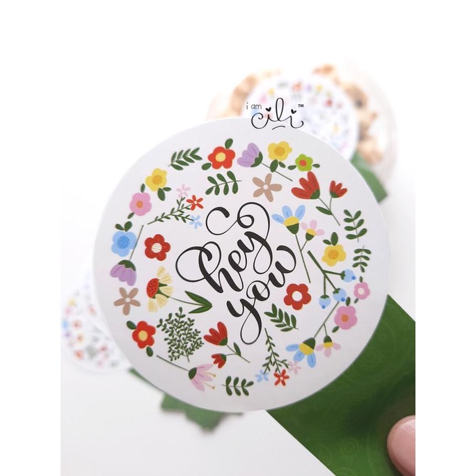 

*****] (SN029) stiker Hey You lucu (uk 8x15cm)