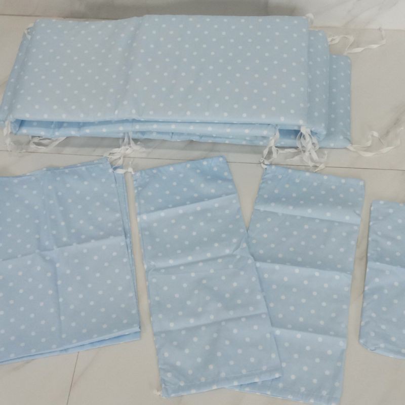 Baby box ranjang bayi kayu Koala bumper set &amp; kelambu